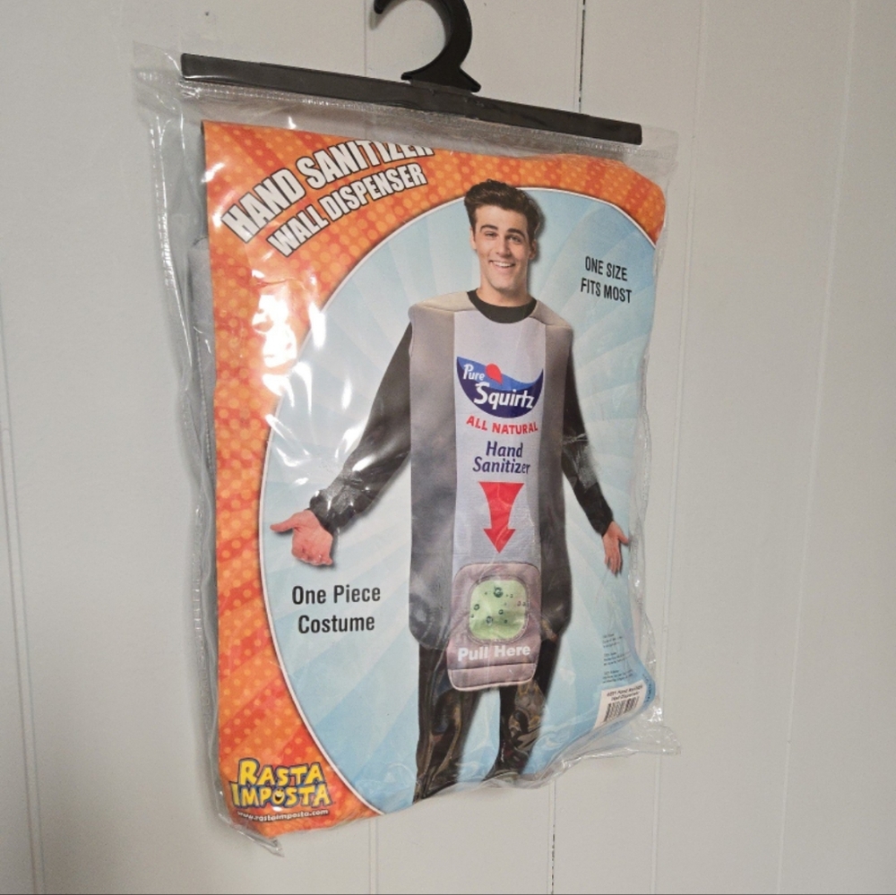 Rasta Imposta Wall Sanitizer Funny Adult Unisex Halloween Costume Gc6591